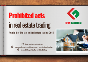 Prohibited acts  in real estate trading