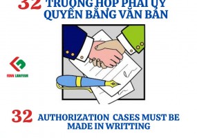 32 AUTHORIZATION  CASES MUST BE MADE IN WRITTING
