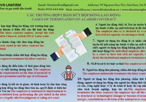 CASES OF TERMINATION OF A LABOR CONTRACT