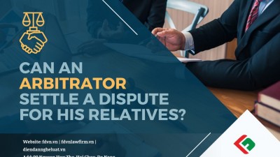 Can an arbitrator settle a dispute for his relatives?