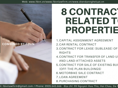 8 contracts related to properties