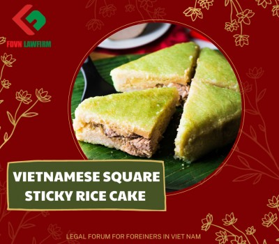 VIETNAMESE SQUARE STICKY RICE CAKE (BANH CHUNG)