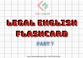 LEGAL ENGLISH FLASHCARD NO.7