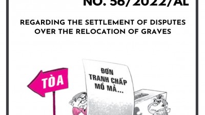 CASE LAW NO.56/2022/AL REGARDING THE SETTLEMENT OF DISPUTES OVER THE RELOCATION OF GRAVES 
