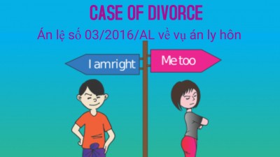 CASE LAW NO.03/2016/AL ON THE CASE OF DIVORCE