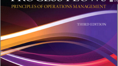MANAGING BUSINESS PROCESS FLOWS (Ravi Anupindi, Sunil Chopra, Sudhakar D. Deshmukh, Jan A. Van Mieghem, Eitan Zemel)