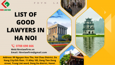 LIST OF GOOD LAWYERS IN HA NOI