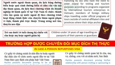 NEW POINTS OF LAW IN ENTRY, EXIT, TRANSIT AND RESIDENCE OF FOREIGNERS IN VIET NAM, AMENDED AND SUPPLEMENTED IN 2019