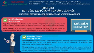 DISTINGUISH BETWEEN LARBOR CONTRACT AND WORKING CONTRACT