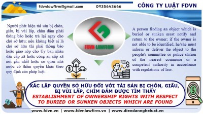 ESTABLISHMENT OF OWNERSHIP RIGHTS WITH RESPECT TO BURIED OR SUNKEN OBJECTS WHICH ARE FOUND