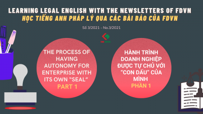 LEARNING ENGLISH WITH FDVN'S NEWSLETTER NO. 03/2021