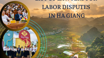 LIST OF LAWYERS FOR LABOR DISPUTES IN HA GIANG