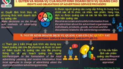 RIGHTS AND OBLIGATIONS OF ADVERTISING SERVICE PROVIDERS