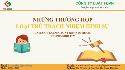 CASES OF EXEMPTION FROM CRIMINAL RESPONSIBILITY