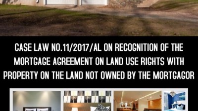 CASE LAW NO.11/2017/AL ON RECOGNITION OF THE MORTGAGE AGREEMENT ON LAND USE RIGHTS WITH PROPERTY ON THE LAND NOT OWNED BY THE MORTGAGOR
