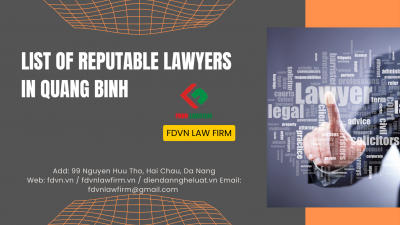 LIST OF REPUTABLE LAWYERS IN QUANG BINH