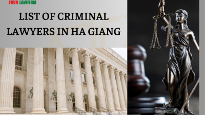 LIST OF CRIMINAL LAWYERS IN HA GIANG