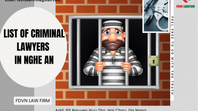 LIST OF CRIMINAL LAWYERS IN NGHE AN