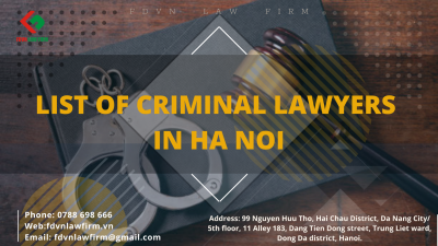 LIST OF CRIMINAL LAWYERS IN HA NOI