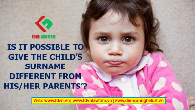 Is it possible to give the child's surname different from his/her parents’?