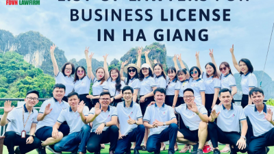 LIST OF LAWYERS FOR BUSINESS LICENSE IN HA GIANG