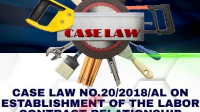 CASE LAW NO.20/2018/AL ON ESTABLISHMENT OF THE LABOR CONTRACT RELATIONSHIP AFTER EXPIRATION OF THE PROBATIONARY PERIOD