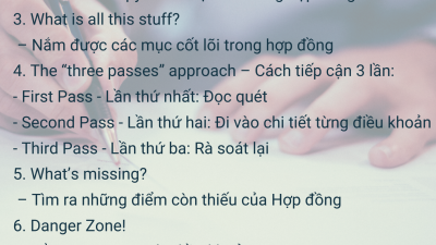 TEN THINGS – HOW TO READ A CONTRACT