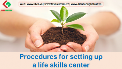 Procedures for setting up a life skills center