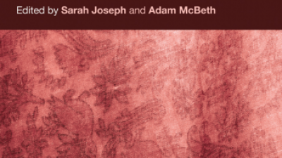 RESEARCH HANDBOOK ON INTERNATIONAL HUMAN RIGHTS LAW – SARAH JOSEPH AND ADAM MCBETH