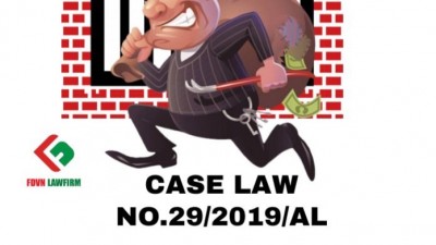 CASE LAW NO.29/2019/AL  REGARDING PROPERTY APPROPRIATED IN “ROBBERY”