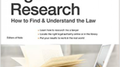LEGAL RESEARCH: HOW TO FIND & UNDERSTAND THE LAW – STEPHEN ELIAS AND EDITORS OF NOLO