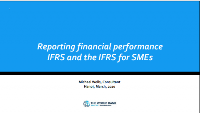 REPORTING FINANCIAL PERFORMANCE IFRS AND THE IFRS FOR SMES
