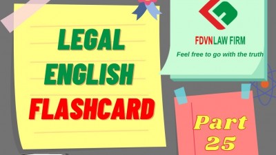LEGAL ENGLISH FLASHCARD PART 25