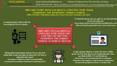 CONDITIONS FOR RECRUITING FOREIGN CITIZENS