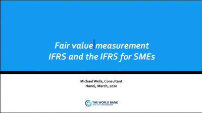 Fair value measurement IFRS and the IFRS for SMEs