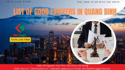 LIST OF GOOD LAWYERS IN QUANG BINH