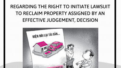 CASE LAW NO.50/2021/AL REGARDING THE RIGHT TO INITIATE LAWSUIT TO RECLAIM PROPERTY ASSIGNED BY AN EFFECTIVE JUDGEMENT, DECISION