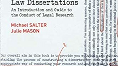 Writing Law Dissertations: An Introduction and Guide to the Conduct of Legal Research