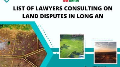 LIST OF LAWYERS CONSULTING ON LAND DISPUTES IN LONG AN