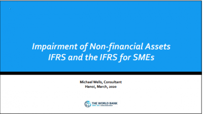 Impairment of Non-financial Assets IFRS and the IFRS for SMEs