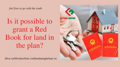 Is it possible to grant a Red Book for land in the plan?