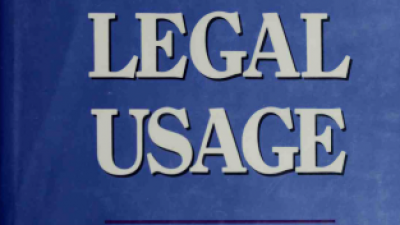 A DICTIONARY OF MODERN LEGAL USAGE – BRYAN A.GARNER