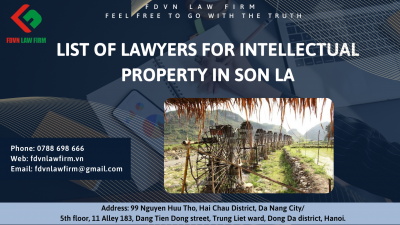 LIST OF LAWYERS FOR INTELLECTUAL PROPERTY IN SON LA