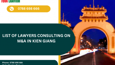 LIST OF LAWYERS CONSULTING ON M&A IN KIEN GIANG