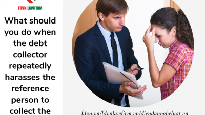 What should you do when the debt collector repeatedly harasses the reference person to collect the debt?