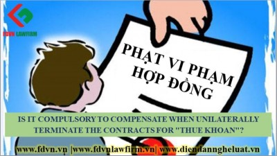 Is it compulsory to compensate when unilaterally terminate the contracts for 