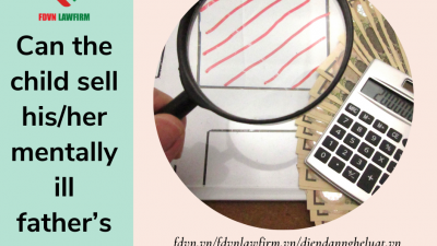 Can the child sell his/her mentally ill father’s land?  