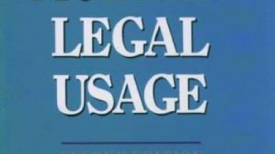 A Dictionary of Modern Legal Usage