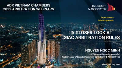 A CLOSER LOOK AT SIAC ARBITRATION RULES