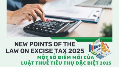 MỘT SỐ ĐIỂM MỚI CỦA LUẬT THUẾ TIÊU THỤ ĐẶC BIỆT 2025 / NEW POINTS OF THE LAW ON EXCISE TAX 2025